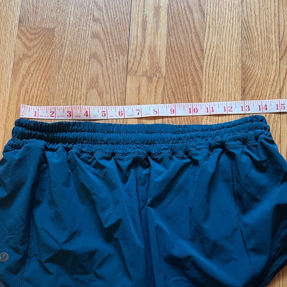 lululemon athletica Teal lined Athletic Shorts - Picture 5 of 6